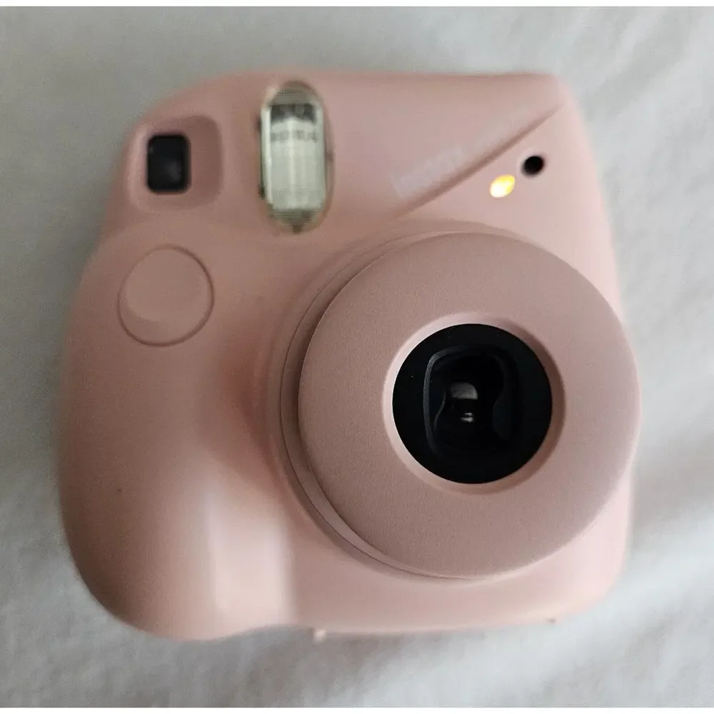 Fujifilm Instax Mini 7+ Instant Camera - Light Pink With Carrying Case No Film